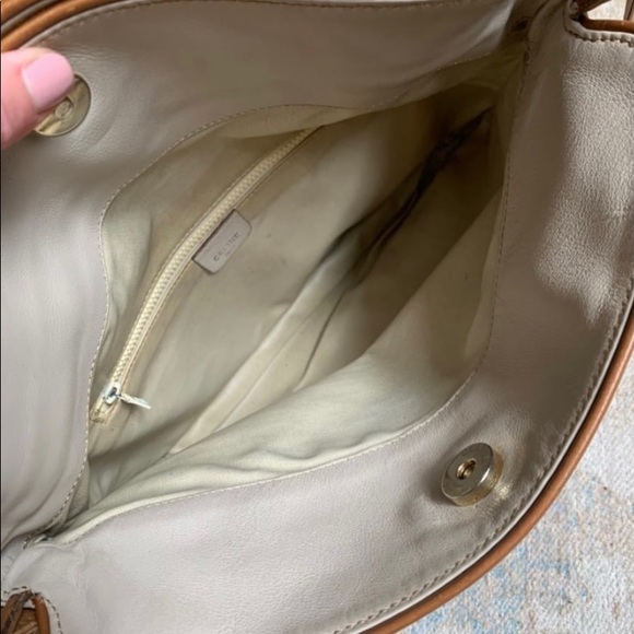 Celine crossbody, beautiful buttery ivory leather - Picture 12 of 13